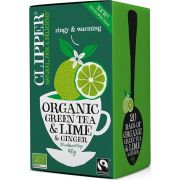 Clipper Organic Green Tea & Lime & Ginger 20 Bags