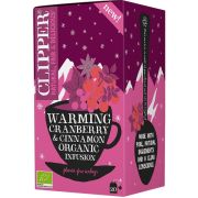 Clipper Organic Warming Cranberry & Cinnamon Infusion 20 Tea Bags