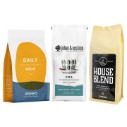 Crema House Blend + Gringo Nordic Daily Brew  + Johan & Nyström Fika 3 x 500 g Coffee Beans