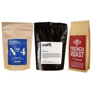 Cafés torréfiés foncés de micro-torréfaction 3 x 250 g