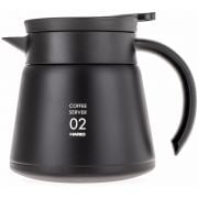 Hario V60 Insulated Stainless Steel Server 02 600 ml, negro