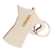 KOLO Design x Crema - Wooden Key Ring, Moka Pot