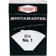 Moccamaster Cup-One filtres en papier n° 1, 80 pièces