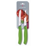 Victorinox Swiss Classic cuchillo para tomate 11 cm 2 uds., verde